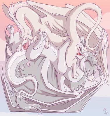 Sky High Sixty-Nine
art by fuf
Keywords: eastern_dragon;dragon;dragoness;male;female;feral;M/F;penis;vagina;69;oral;spooge;fuf