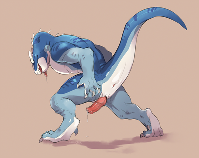 Allosaurus
art by furikake
Keywords: dinosaur;theropod;allosaurus;male;anthro;solo;penis;spooge;furikake