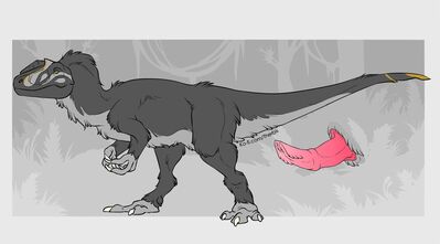 Yutyrannus
art by furredleviathan
Keywords: dinosaur;theropod;yutyrannus;male;feral;solo;penis;furredleviathan