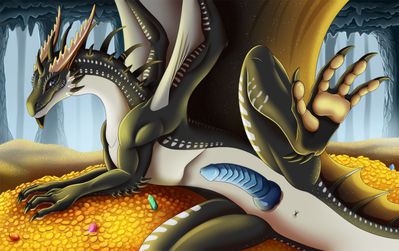 A Black Dragon's Treasure
art by furrypur
Keywords: dragon;male;feral;solo;penis;hoard;furrypur