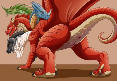 Tiamat
art by furrypur
Keywords: dungeons_and_dragons;tiamat;dragoness;hydra;female;feral;solo;vagina;presenting;furrypur