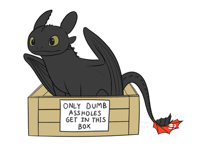 Toothless Box
art by furseiseki
Keywords: how_to_train_your_dragon;httyd;night_fury;toothless;dragon;male;anthro;solo;non-adult;humor;furseiseki