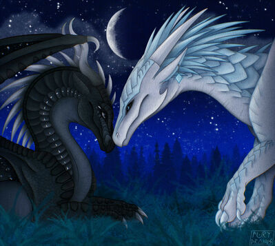 Prince_Arctic and Darkstalker (Wings_of_Fire)
art by furydraws
Keywords: wings_of_fire;nightwing;icewing;hybrid;darkstalker;prince_arctic;dragon;male;feral;solo;non-adult;furydraws