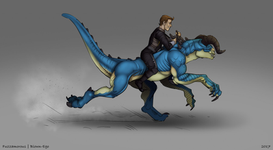 Riding the Wastelands
art by fuzzamorous and blown-ego
Keywords: videogame;fallout;lizard;reptile;deathclaw;anthro;human;man;male;non-adult;fuzzamorous;blown-ego