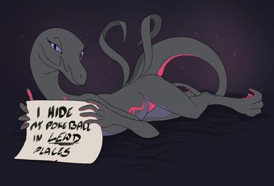 Salazzle Shame
art by flamespitter
Keywords: anime;pokemon;lizard;salazzle;female;anthro;solo;suggestive;humor;flamespitter