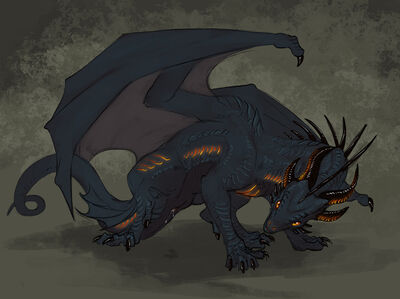 Vestirax Crouch
art by flamespitter
Keywords: dragoness;female;feral;solo;vagina;spooge;flamespitter