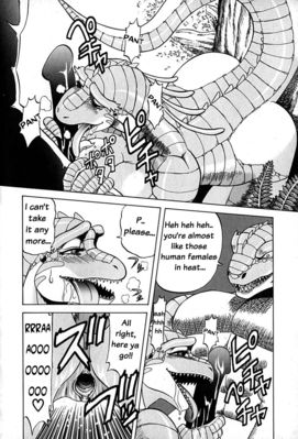 Giant Breast Dinosaur Chronicle 2
unknown artist
Keywords: comic;dinosaur;theropod;male;female;anthro;breasts;M/F;penis;oral