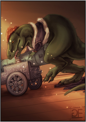 Quality Check 13
art by goldenemotions
Keywords: comic;dinosaur;theropod;raptor;feral;solo;cannon;masturbation;goldenemotions