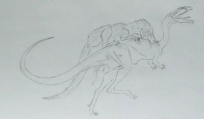 Loser
art by goliathbirdeater
Keywords: dinosaur;theropod;stokesosaurus;elaphrosaurus;male;female;feral;M/F;penis;from_behind;suggestive;spooge;goliathbirdeater