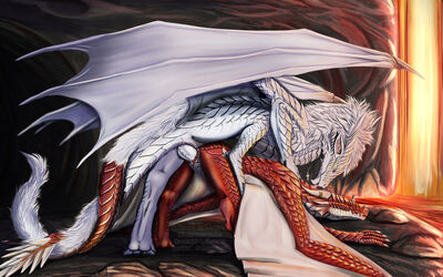 Heat Wave
art by gone46_nsfw
Keywords: dragon;dragoness;male;female;feral;M/F;penis;from_behind;vaginal_penetration;spooge;gone46_nsfw