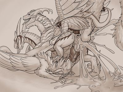 Draconic Threesome 2
art by gorath
Keywords: dragon;male;feral;M/M;threeway;penis;from_behind;anal;oral;ejaculation;orgasm;spooge;gorath