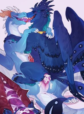 Drakes Mating
art by greame
Keywords: dragon;male;feral;M/M;penis;cowgirl;anal;internal;orgasm;ejaculation;spooge;greame