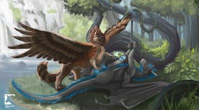 Backwater Secrets
art by gryph000
Keywords: dragon;gryphon;male;female;feral;M/F;bondage;penis;masturbation;gryph000