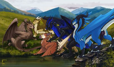 Dragon Business
art by gryph000
Keywords: dragon;male;feral;M/M;penis;anal;orgy;from_behind;gryph000
