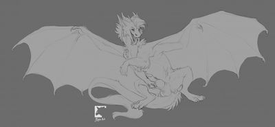 Ekralon
art by gryph000
Keywords: dragon;male;feral;solo;penis;gryph000