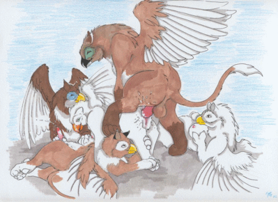 Gryphon Orgy
art by snowy_dragon
Keywords: gryphon;male;female;anthro;breasts;M/F;orgy;penis;from_behind;vaginal_penetration;masturbation;spooge;snowy_dragon