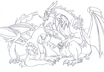 Ignitus and Cyril
art by gwon
Keywords: videogame;spyro_the_dragon;cyril;ignitus;dragon;male;anthro;M/M;penis;oral;grimm