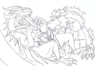 Malefor and Spyro
art by gwon
Keywords: videogame;spyro_the_dragon;spyro;ignitus;malefor;dragon;male;anthro;M/M;threeway;penis;oral;grimm