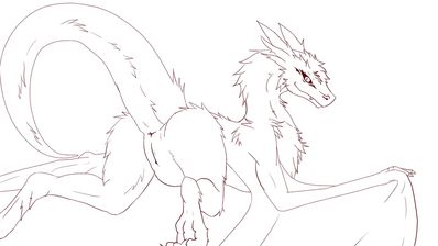 Wyvern Presenting (sketch)
art by h56
Keywords: dragoness;wyvern;female;feral;solo;vagina;presenting;h56