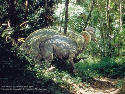 Corythosaurus Mating
unknown artist
Keywords: dinosaur;hadrosaur;corythosaurus;male;female;feral;M/F;from_behind