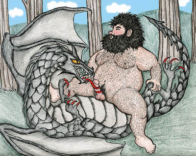 Hagrid and Dragon 1
unknown artist
Keywords: beast;harry_potter;dragon;feral;human;hagrid;man;male;M/M;penis;cowgirl;oral