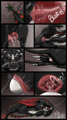 Dragon Breeding 3
art by haliaeetus
Keywords: comic;dragon;dragoness;male;female;feral;M/F;penis;from_behind;internal;ejaculation;orgasm;oral;egg;cloaca;oviposition;spooge;haliaeetus