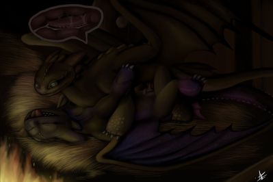 Night_Furies Mating
art by hamham5
Keywords: how_to_train_your_dragon;httyd;night_fury;toothless;dragon;dragoness;male;female;feral;M/F;penis;missionary;vaginal_penetration;internal;spooge;hamham5