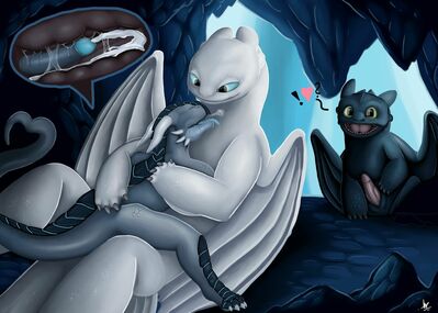 Not So Secret Admirer
art by hamham5
Keywords: how_to_train_your_dragon;httyd;night_fury;toothless;nubless;dragon;dragoness;male;female;feral;M/F;penis;missionary;vaginal_penetration;internal;orgasm;ejaculation;spooge;hamham5