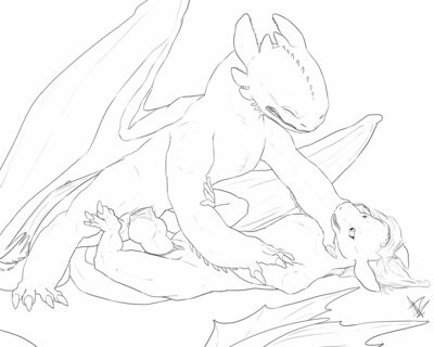 Toothless and Cynthia Mating
art by hamham5
Keywords: how_to_train_your_dragon;httyd;night_fury;toothless;dragon;dragoness;male;female;feral;M/F;penis;missionary;vaginal_penetration;hamham5