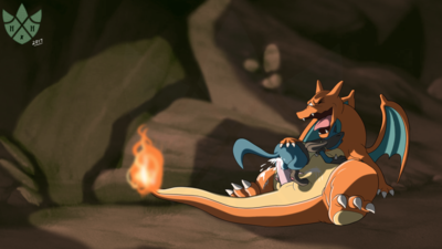 Charizard x Lucario
art by hatchlingbyheart
Keywords: anime;pokemon;dragon;furry;canine;charizard;lucario;male;anthro;M/M;penis;cowgirl;anal;orgasm;ejaculation;spooge;hatchlingbyheart