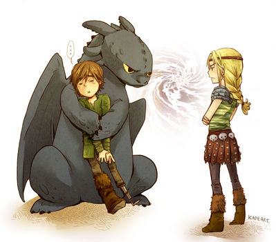 He Is Mine
art by kadeart
Keywords: how_to_train_your_dragon;httyd;night_fury;toothless;dragon;human;hiccup;astrid;male;female;feral;solo;non-adult;heyriel