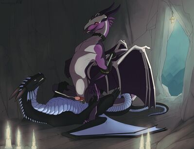 Cavernous Delights
art by herpydragon
Keywords: dragon;male;feral;M/M;bondage;penis;cowgirl;anal;ejaculation;spooge;herpydragon