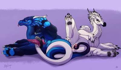 Tailplay
art by herpydragon and dirty.paws
Keywords: dragon;dragoness;male;female;feral;M/F;penis;vagina;tailplay;masturbation;vaginal_penetration;herpydragon;dirty.paws