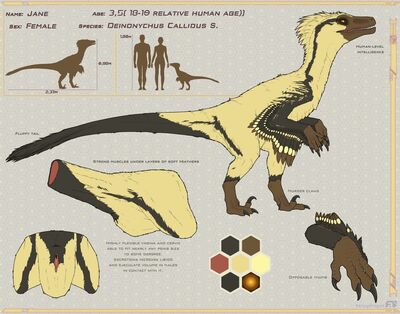 Deinonychus Female
art by herpydragon
Keywords: dinosaur;theropod;raptor;deinonychus;female;feral;solo;vagina;closeup;reference;herpydragon