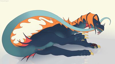 Love Tonight
art by herpydragon
Keywords: dragoness;female;feral;solo;vagina;herpydragon