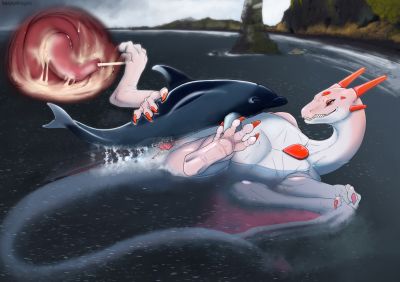 Shallow Waters (internal)
art by herpydragon
Keywords: dragoness;cetacean;dolphin;male;female;feral;M/F;penis;missionary;vaginal_penetration;internal;ejaculation;spooge;herpydragon