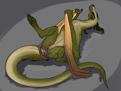 Wyvern Alone Time
art by herpydragon
Keywords: dragoness;wyvern;female;feral;solo;dildo;vaginal_penetration;masturbation;spooge;herpydragon