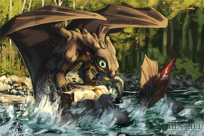 Toothless Fishing
art by heyriel
Keywords: how_to_train_your_dragon;httyd;night_fury;toothless;dragon;male;feral;solo;non-adult;heyriel