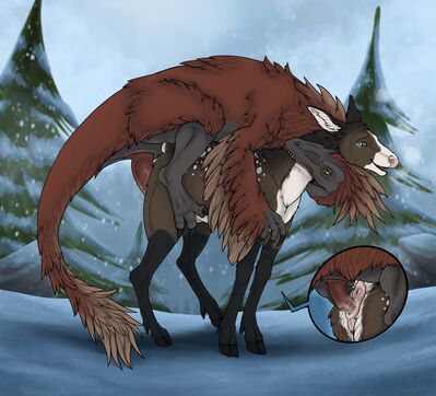 Pyroraptor Breeding
art by HiRO-sama
Keywords: jurassic_world;dinosaur;theropod;raptor;pyroraptor;furry;male;female;feral;M/F;penis;from_behind;vaginal_penetration;closeup;spooge;HiRO-sama