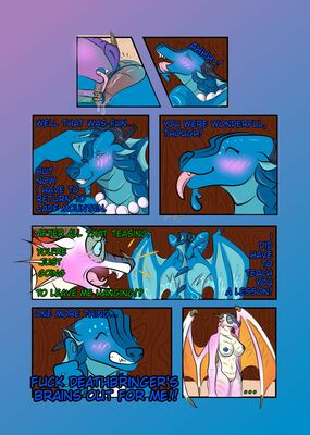 Glory and Tsunami, page 20 (Wings_of_Fire)
art by hirothedragon
Keywords: comic;wings_of_fire;glory;tsunami;dragoness;female;anthro;breasts;lesbian;vagina;oral;spooge;humor;hirothedragon