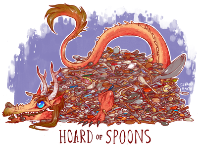 Hoard of Spoons
art by iguanamouth
Keywords: eastern_dragon;dragon;feral;solo;humor;hoard;iguanamouth