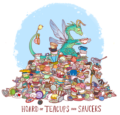 Hoard of Teacups
art by iguanamouth
Keywords: dragon;feral;solo;humor;hoard;iguanamouth