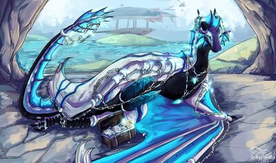 Saber
art by hollyvardia
Keywords: dragon;wyvern;male;feral;solo;penis;hoard;hollyvardia
