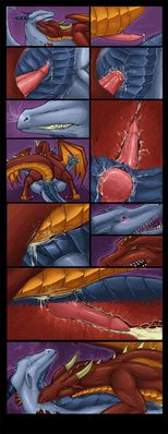 Dragons Making Love
art by hypnoticdragon
Keywords: comic;dragon;dragoness;male;female;feral;M/F;penis;missionary;vaginal_penetration;internal;closeup;ejaculation;orgasm;spooge;hypnoticdragon