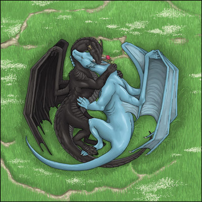 Lovers
art by hypnoticdragon
Keywords: dragon;dragoness;male;female;feral;M/F;romance;non-adult;hypnoticdragon