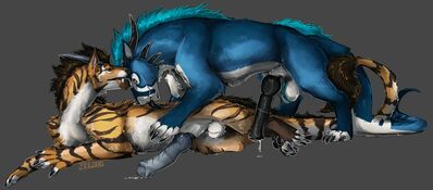 Felkin Lovers
art by i-psilone
Keywords: dragon;felkin;male;feral;M/M;penis;from_behind;suggestive;spooge;i-psilone