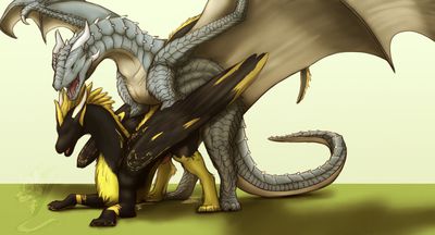 Breeding Season
art by icy-marth
Keywords: dragon;male;feral;M/M;penis;from_behind;anal;spooge;icy-marth