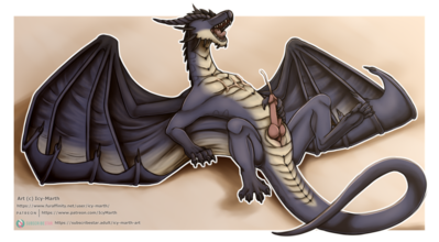 Cooling Down
art by icy-marth
Keywords: dragon;male;feral;solo;penis;masturbation;orgasm;ejaculation;spooge;icy-marth