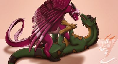 Dragons Mating
art by icy-marth
Keywords: dragon;dragoness;male;female;feral;M/F;penis;missionary;vaginal_penetration;spooge;icy-marth