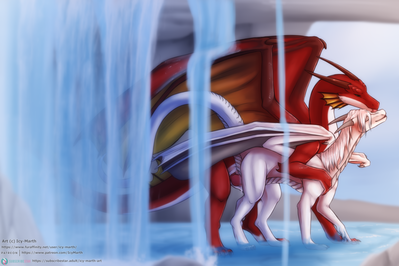 Shower Sex
art by icy-marth
Keywords: dragon;dragoness;male;female;feral;M/F;penis;from_behind;vaginal_penetration;spooge;shower;icy-marth